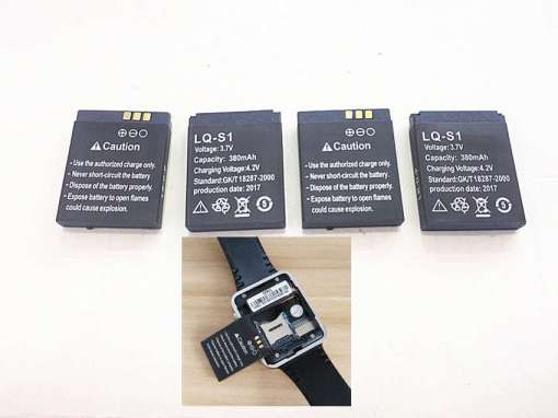 Rechargeable Li-ion Battery 3.7V 380mAh Smart Watch Battery for Smart Watch