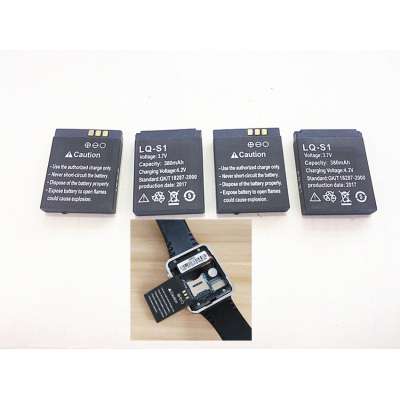 Rechargeable Li-ion Battery 3.7V 380mAh Smart Watch Battery for Smart Watch