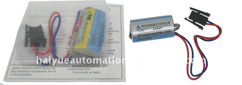 Mitsubishi 3.6V PLC lithium battery A6BAT